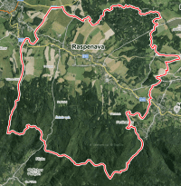 Raspenava mapa